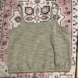 LOFT Sage Green Knit Top